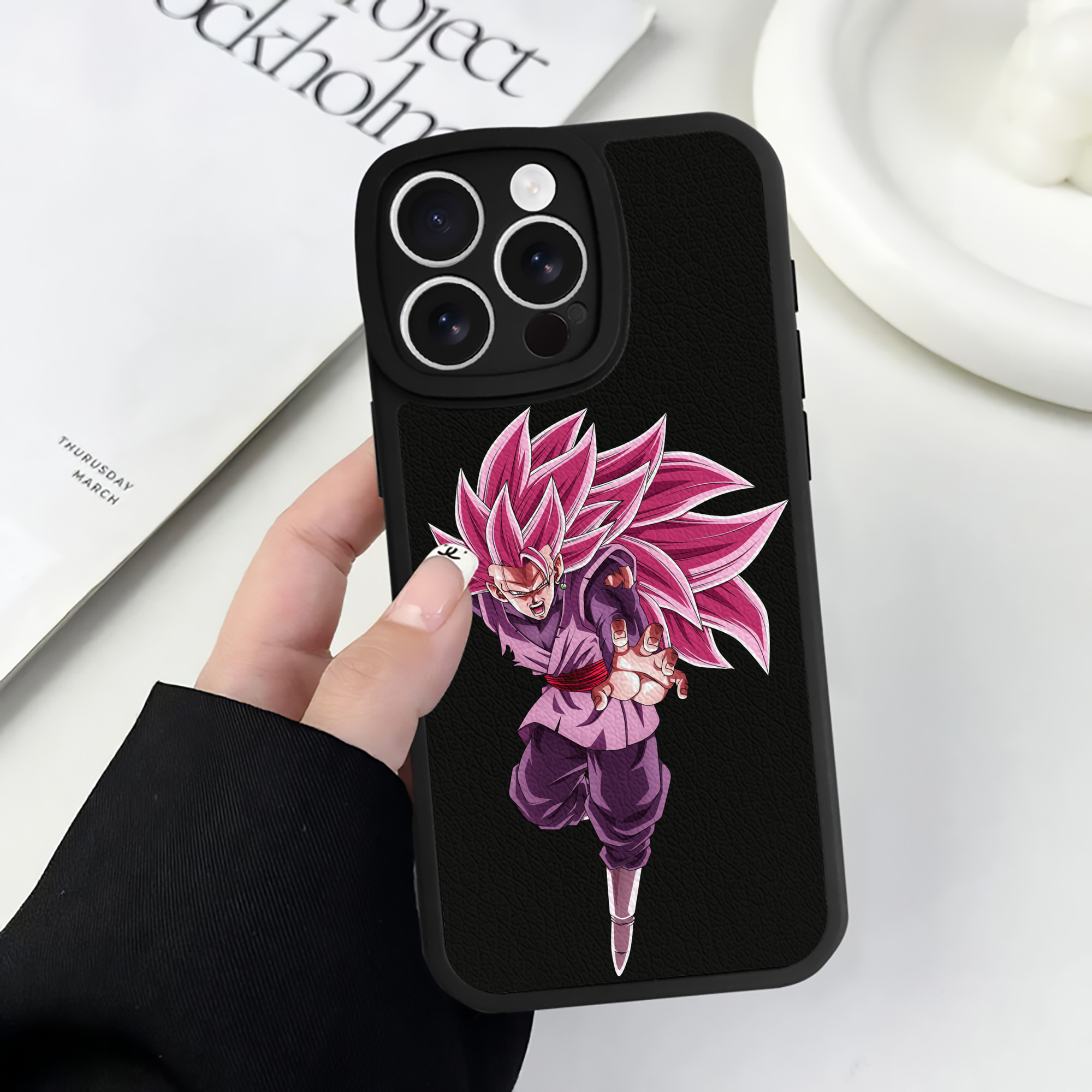 （画像用） ドラゴンボール ベジット DRAGON BALL Vegetto 【iPhone 16シリーズ対応】シリコンスマホケース（レザー調） 材質：シリコン